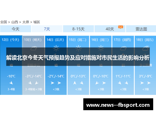 解读北京今冬天气预报趋势及应对措施对市民生活的影响分析